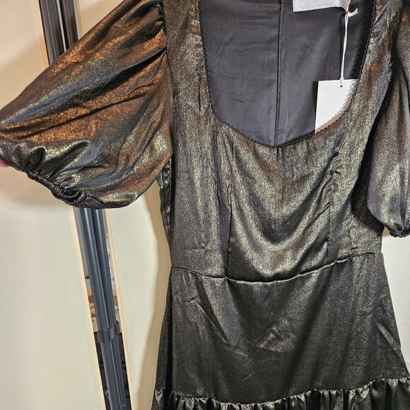 Rachel Parcell Ruffle Puff Sleeve Dress Size 8 - Picture 4 of 15